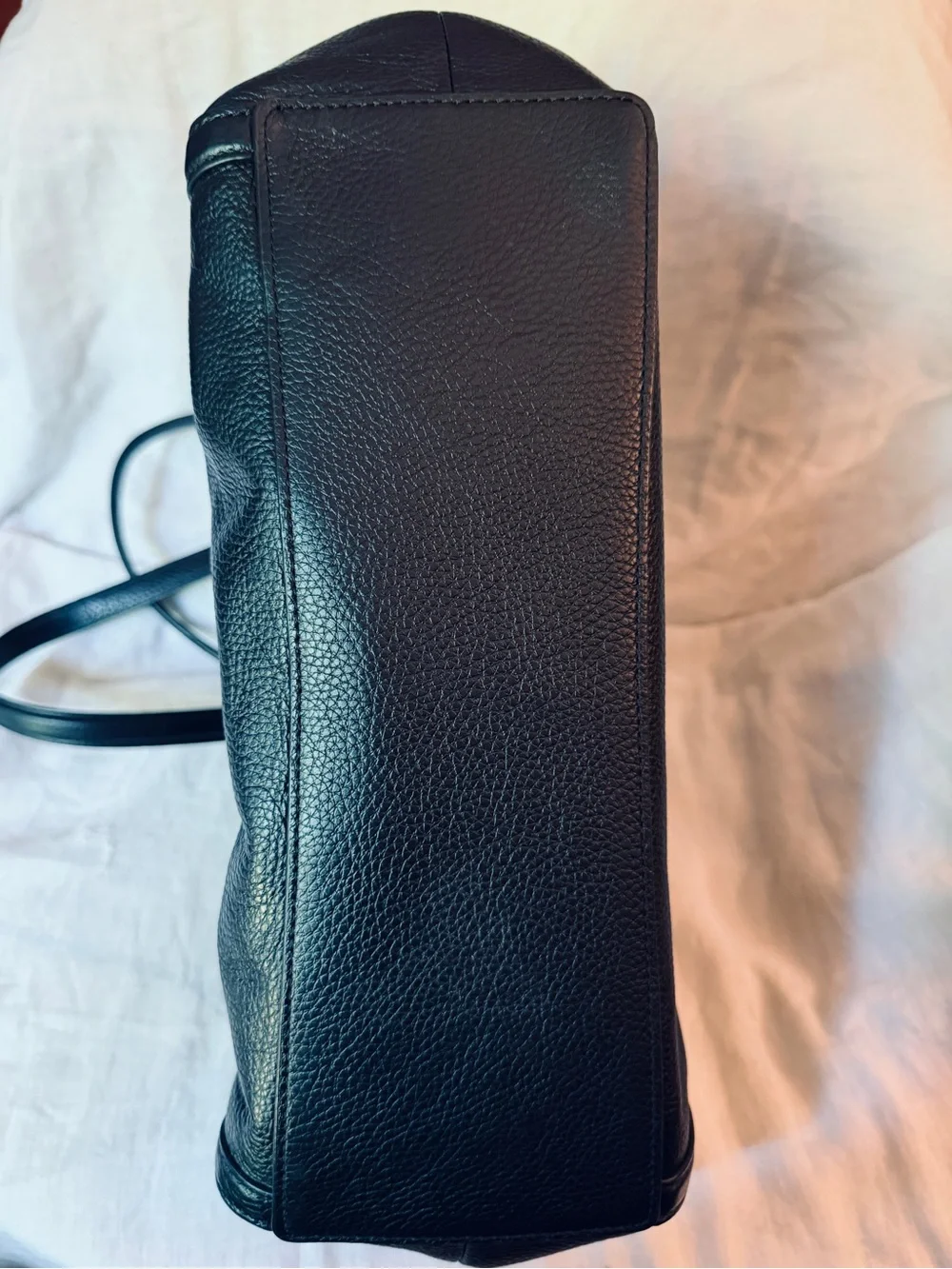 Coach Black Pebbled Leather Hobo Bag